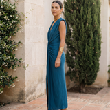Selena | Draped Evening Dress