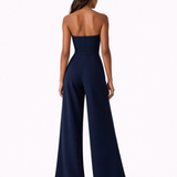 Maya Womens Strapless Jumpsuit