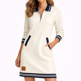Mia Half Zip Mini Dress