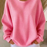 Cozy Waffle Knit Sweater