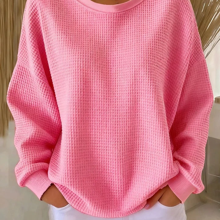 Cozy Waffle Knit Sweater