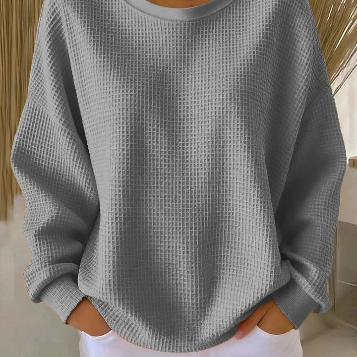 Cozy Waffle Knit Sweater