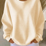 Cozy Waffle Knit Sweater
