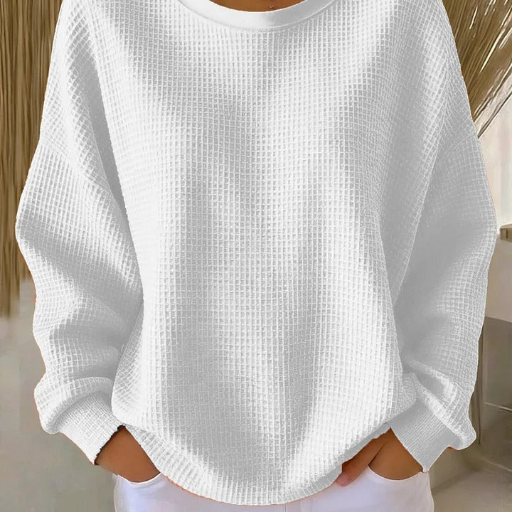 Cozy Waffle Knit Sweater