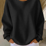 Cozy Waffle Knit Sweater