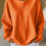 Cozy Waffle Knit Sweater