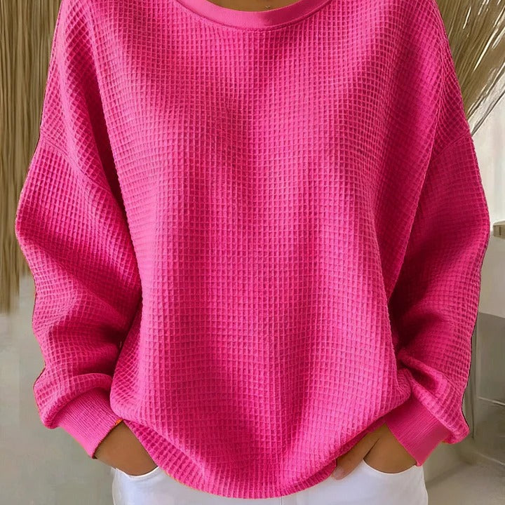 Cozy Waffle Knit Sweater