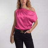 Amysaint | Chic Casual One Shoulder Blouse