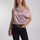 Amysaint | Chic Casual One Shoulder Blouse