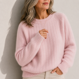 Solid Colour Fluffy Sweater