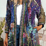 Floral Patchwork Quilted Jacket