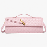 Luxury Woven Clutch Bag – Elegant Evening Shoulder Style
