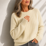Solid Colour Fluffy Sweater