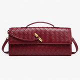 Luxury Woven Clutch Bag – Elegant Evening Shoulder Style