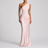 Women's Elegant One Shoulder Maxi Dress
