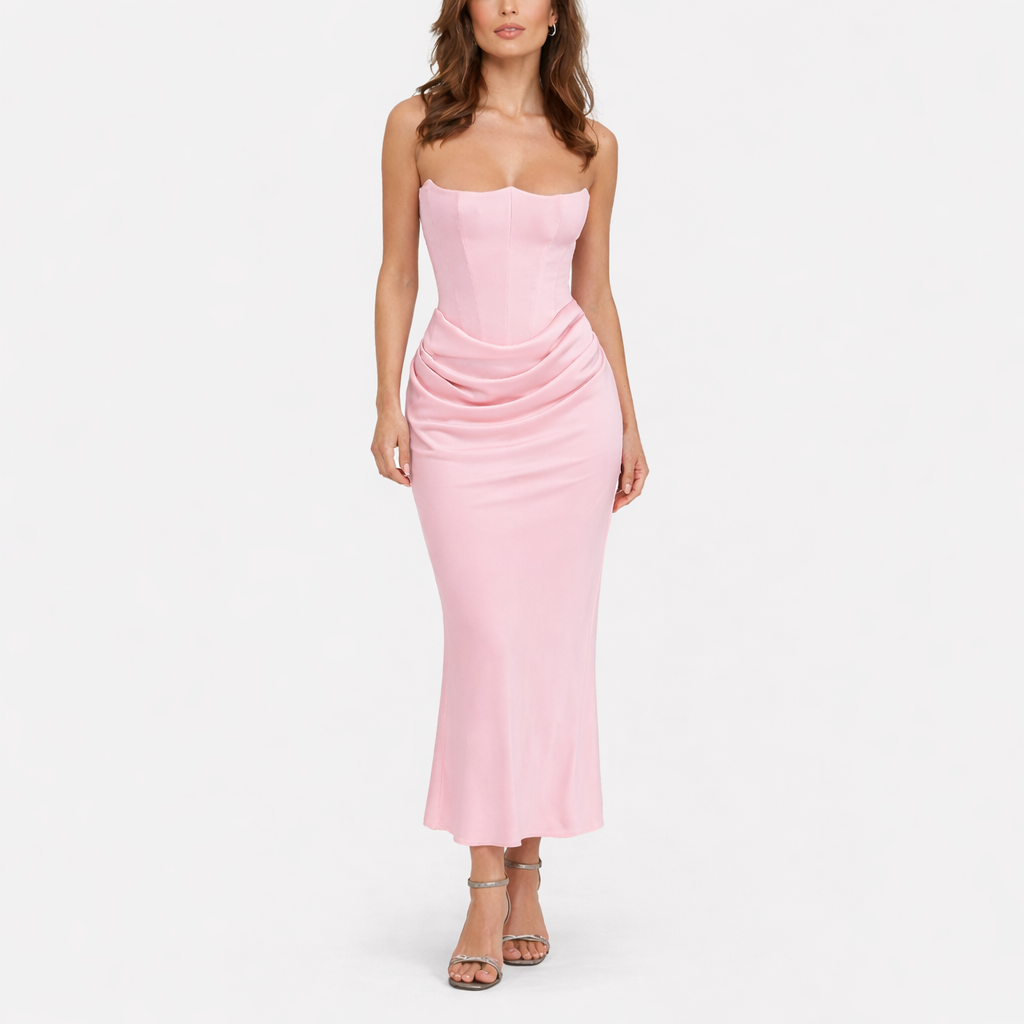 Heritage Corset Midi Dress