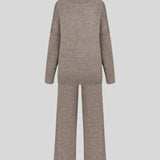 Relaxed Turtleneck Knit Lounge Set
