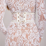 Ladies’ Lace Sequin Jumpsuit