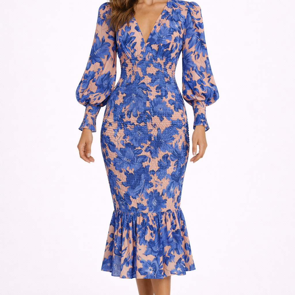 Wendy Floral Midi Dress