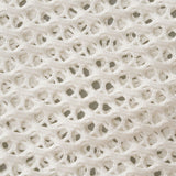 Amysaint White Mesh Openwork Cover-Up Skirt
