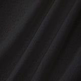 Amysaint Black Ruched One Shoulder Cover-up