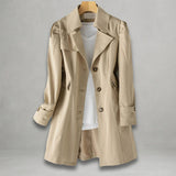 CLASSIC SINGLE-BREASTED TRENCH COAT
