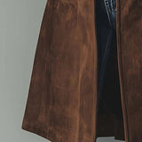 Women's Double-Breasted Trench Coat Classic Vintage Style