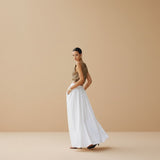 Sleeveless Textured Crop Top with Clean Neckline