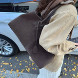 Large Capacity Retro Shoulder Handbag