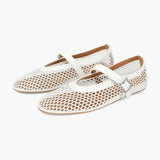 Mesh Strap Ballet Flats